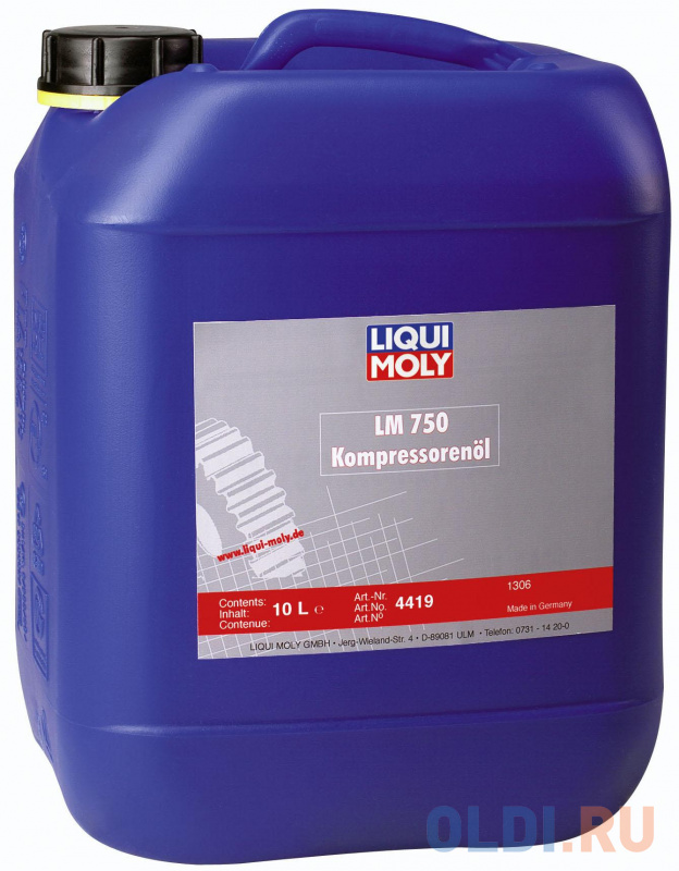 

Cинтетическое компрессорное масло LiquiMoly LM 750 Kompressorenoil 40 10 л 4419