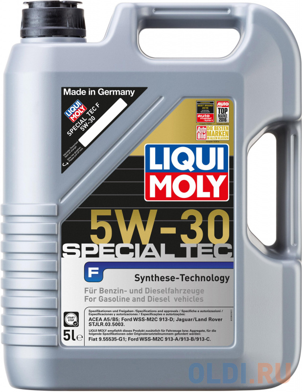 

НС-синтетическое моторное масло LiquiMoly Special Tec F 5W30 5 л 8064 (2326)
