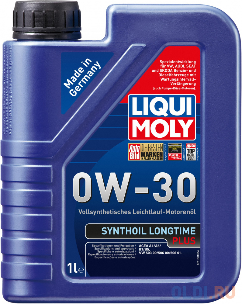 Cинтетическое моторное масло LiquiMoly Synthoil Longtime Plus 0W30 1 л 1150