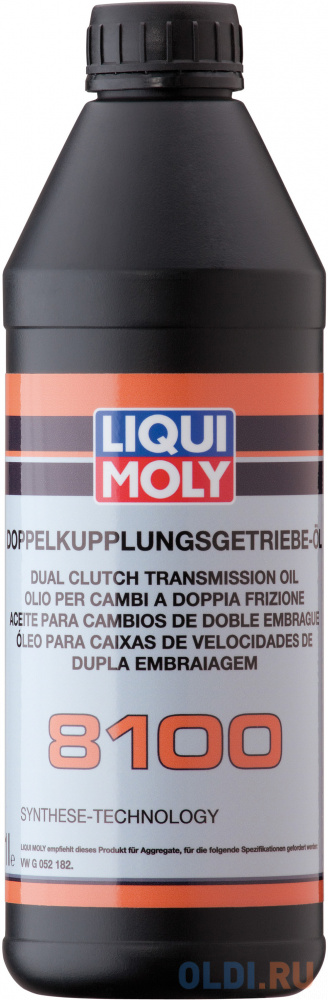НС-синтетическое трансмиссионное масло LiquiMoly Doppelkupplungsgetriebe-Oil 8100 1 л 3640 присадка в трансмиссионное масло liquimoly pro line getriebeoil additiv 5198