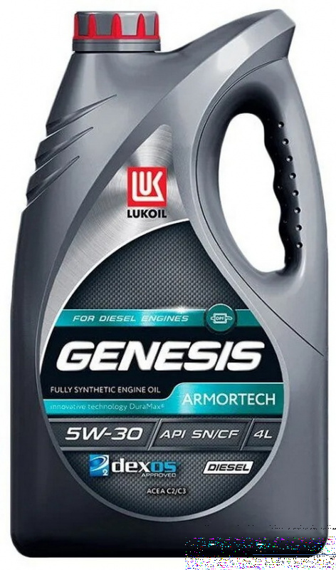 

Cинтетическое моторное масло LUKOIL Genesis Armortech Diesel 5W30 4 л