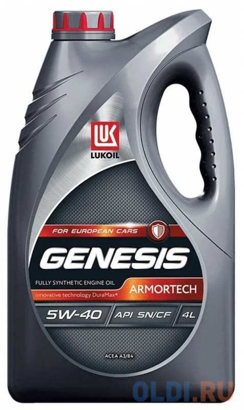 

Cинтетическое моторное масло LUKOIL Genesis Armortech 5W40 4 л