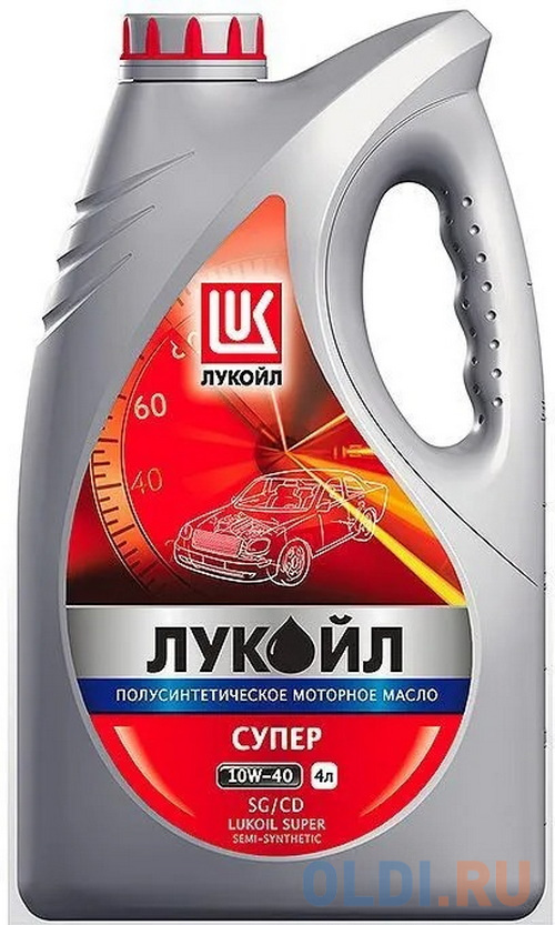 Полусинтетическое моторное масло LUKOIL Супер 10W40 4 л