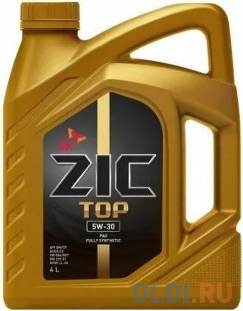 Cинтетическое моторное масло ZIC Top LS 5W30 4 л