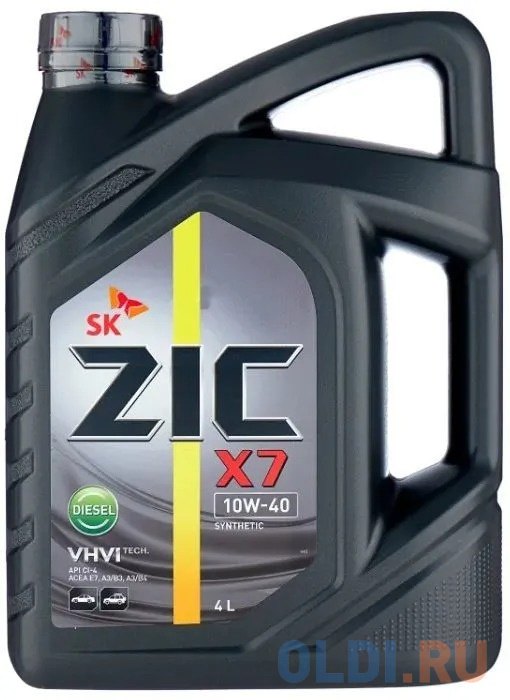 

Cинтетическое моторное масло ZIC X7 Diesel 10W40 4 л