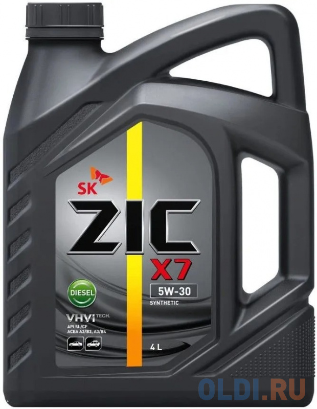 

Cинтетическое моторное масло ZIC X7 Diesel 5W30 4 л
