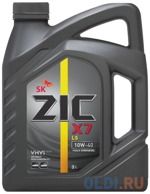 

Cинтетическое моторное масло ZIC X7 LS 10W40 4 л