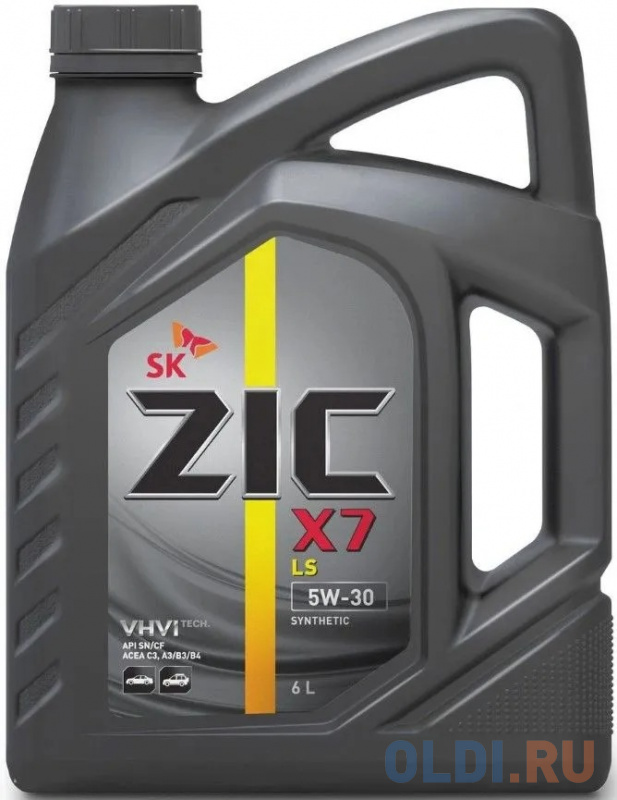 

Моторное масло ZIC X7 LS, 5W-30, 6л, синтетическое [172619]