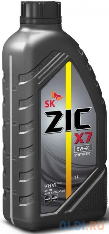 

Cинтетическое моторное масло ZIC X7 5W40 1 л