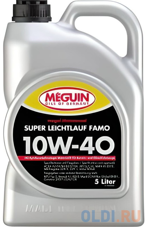 4356 Meguin НС-синт. мот.масло Megol Motorenoel Super Leichtlauf Famo 10W-40 CI-4/SL A3/B4/E7 (5л)