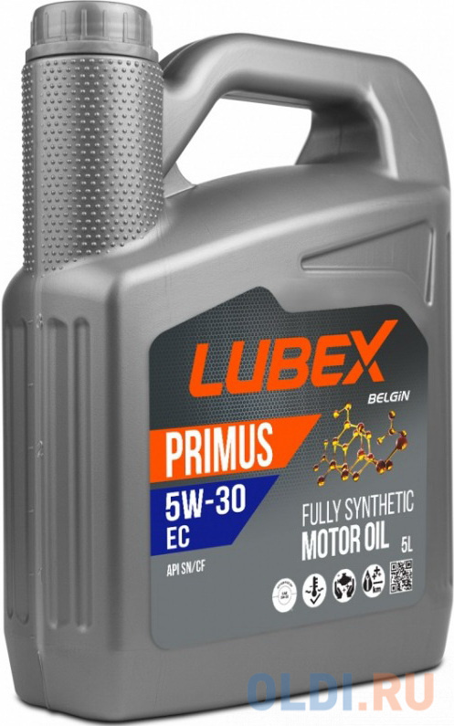 L034-1310-0405 LUBEX Синт. мот.масло PRIMUS EC 5W-30 SN (5л)