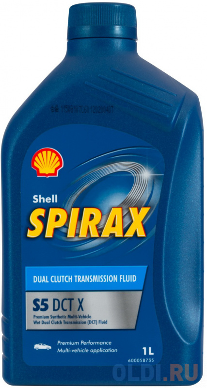 

550055145 Shell Синт-ое тр.масло д/DSG Spirax S5 DCT X (1л)