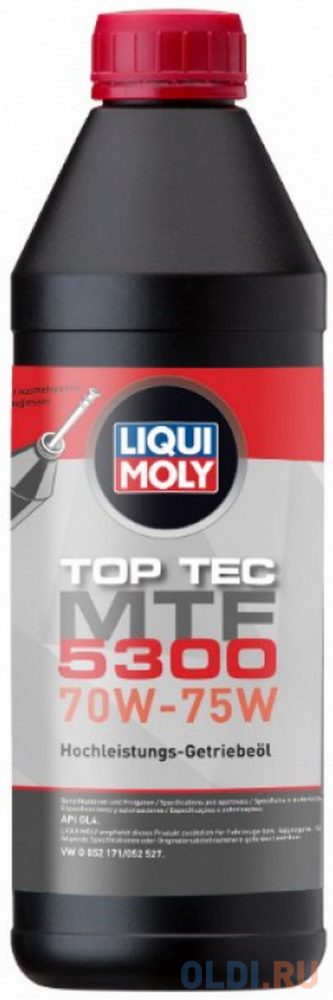 21359 LiquiMoly Синт. тр.масло Top Tec MTF 5300 70W-75W GL-4 (1л) 6562 meguin нс синт мот масло megol motorenoel compatible sae 5w 30 plus sp c3 5л