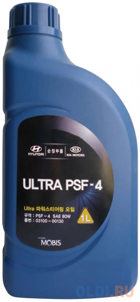 

Жидкость гидравлическая HYUNDAI/KIA Ultra PSF-4, синтет., 1л [03100-00130]