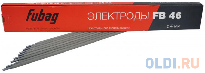 

Электроды FUBAG 38857 электрод сварочный с рутилово-целлюлозным покрытием fb 46 d4.0мм пачка 0.9 к