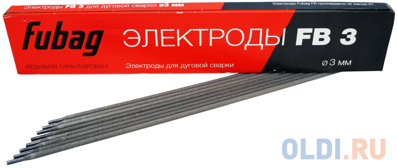 

Электроды для сварки Fubag FB 3 3 мм 1 кг