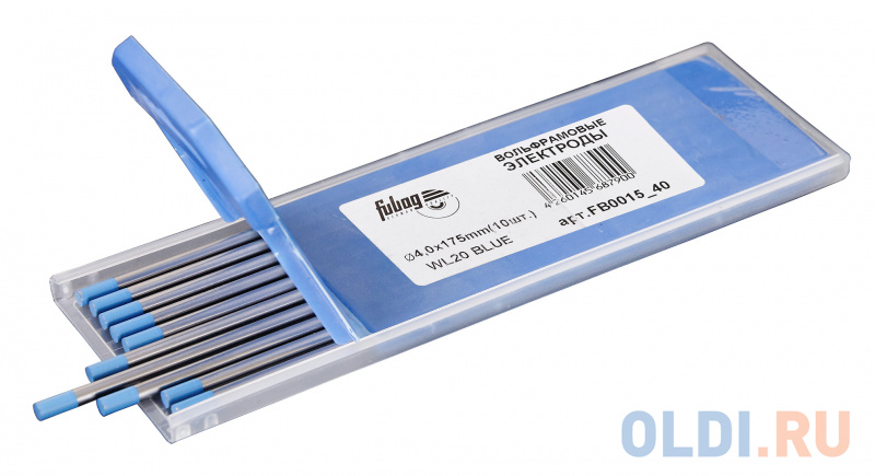 

Вольфрамовые электроды D4.0x175мм (blue)_WL20 (10 шт