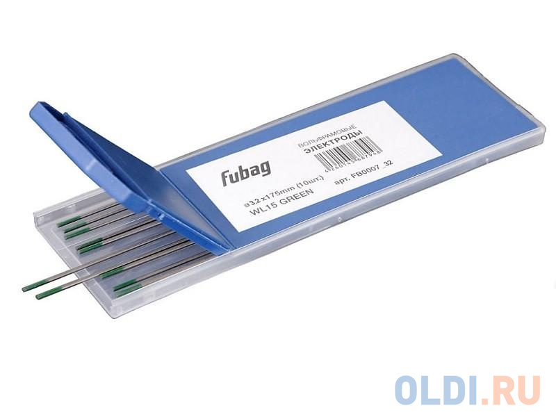 

Вольфрамовые электроды D3.2x175мм (green)_WP (10 шт