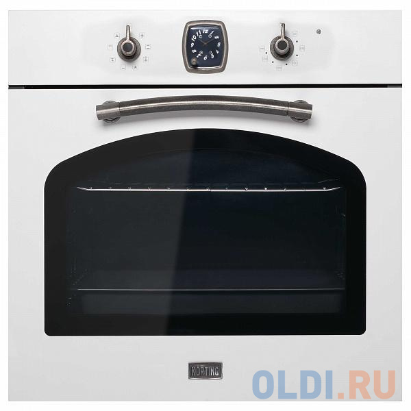 

Электрический шкаф Korting OKB 481 CRSI белый антик