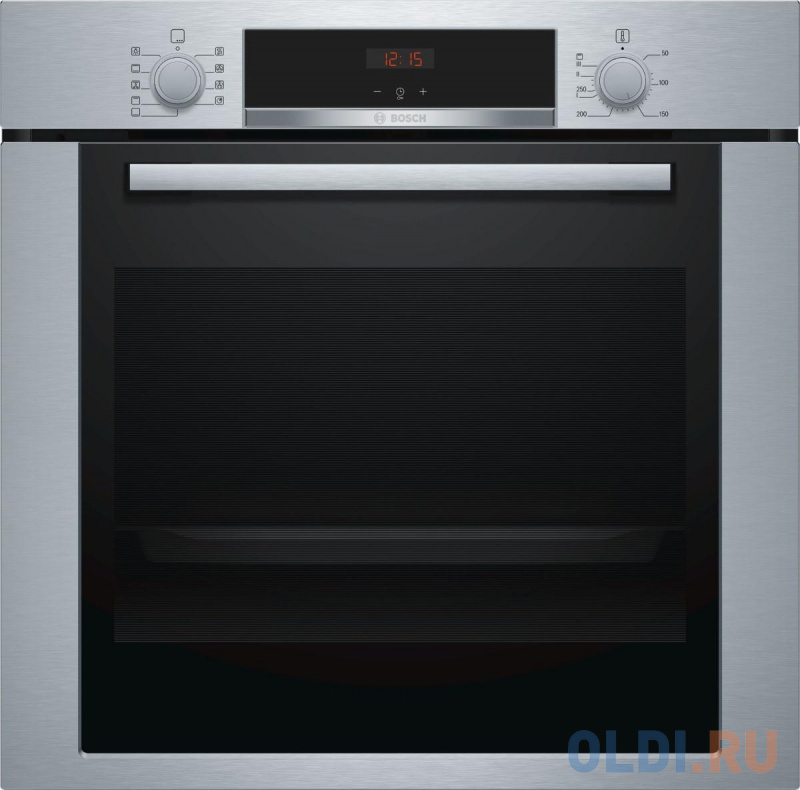 

Духовой шкаф HBA334YS0 BOSCH, Серебристый/черный