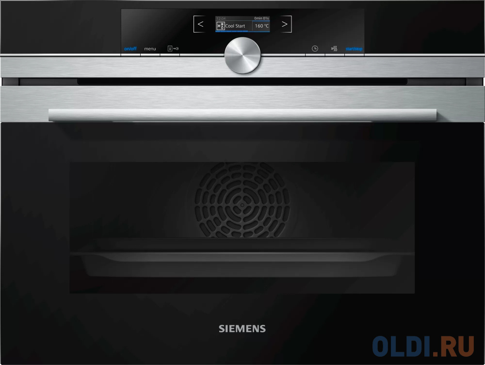 Электрический шкаф Siemens CB634GBS3 черный/нержавеющая сталь сковородка гриль vitrinor orbe 28 28 см 1 8 л сталь