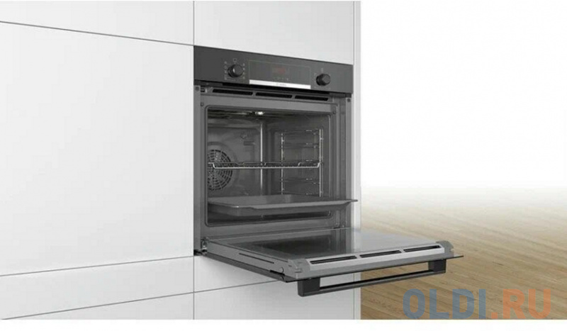Электрический шкаф Bosch HBA573BB1 черный фото