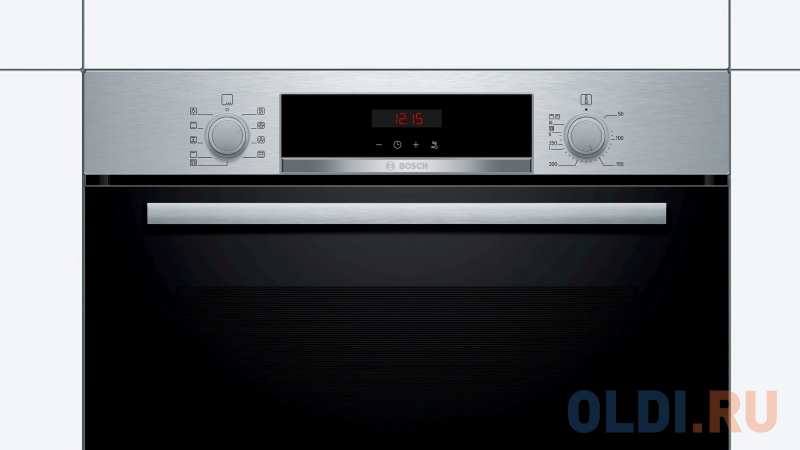 Электрический шкаф Bosch HBA573BS1 нержавеющая сталь/черный фото