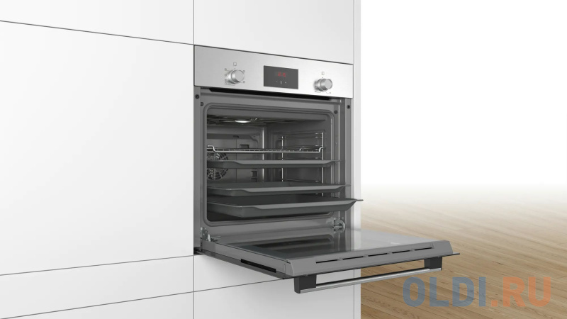 Электрический шкаф Bosch HBF113BR1S серебристый фото