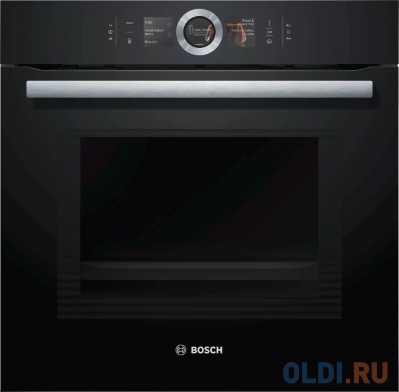 

Духовой шкаф Электрический Bosch HNG6764B6 черный/черный