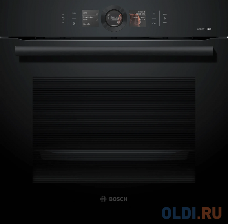 

Духовой шкаф Электрический Bosch HBG8764C1 черный