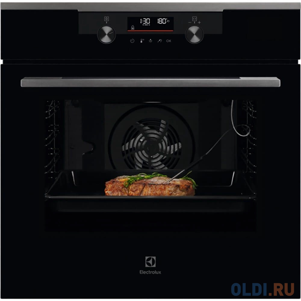 Духовой шкаф Электрический Electrolux KODDP77H черный/серебристый