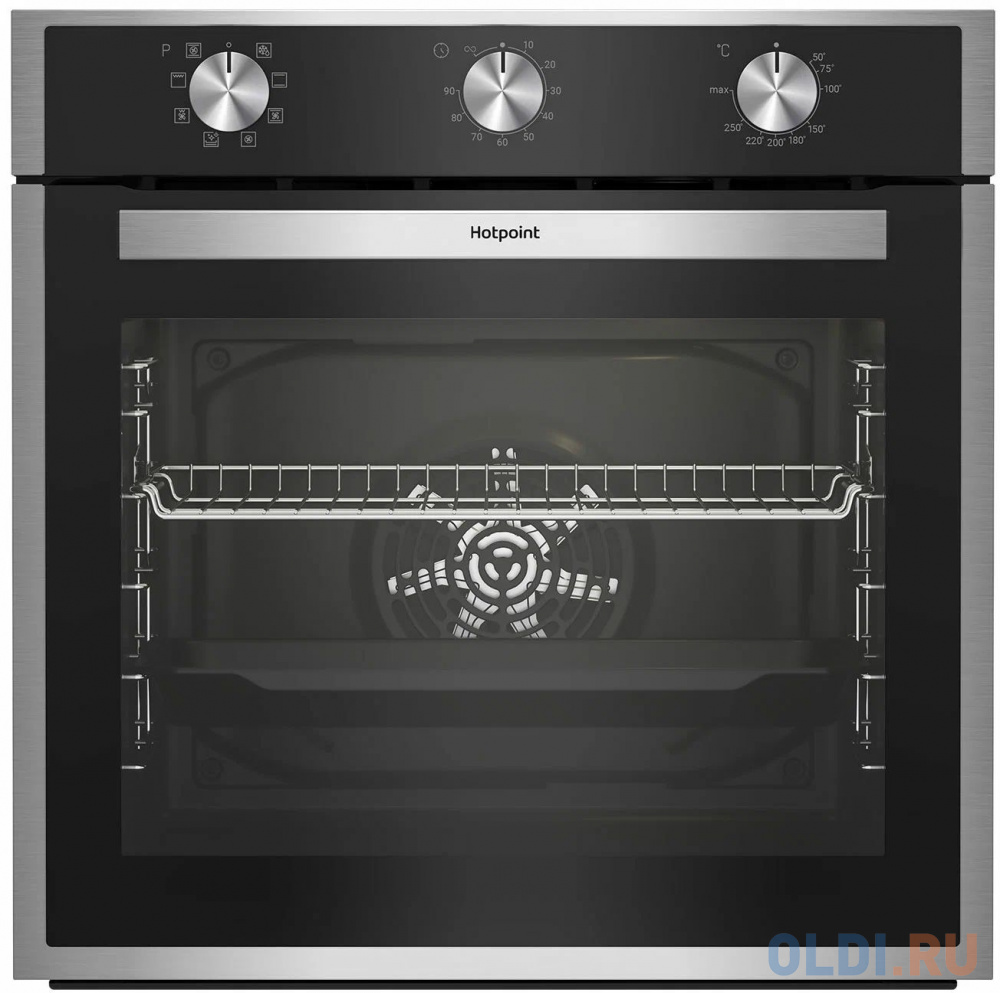 Духовой шкаф Электрический Hotpoint FE9 814 H IX нержавеющая сталь/черный