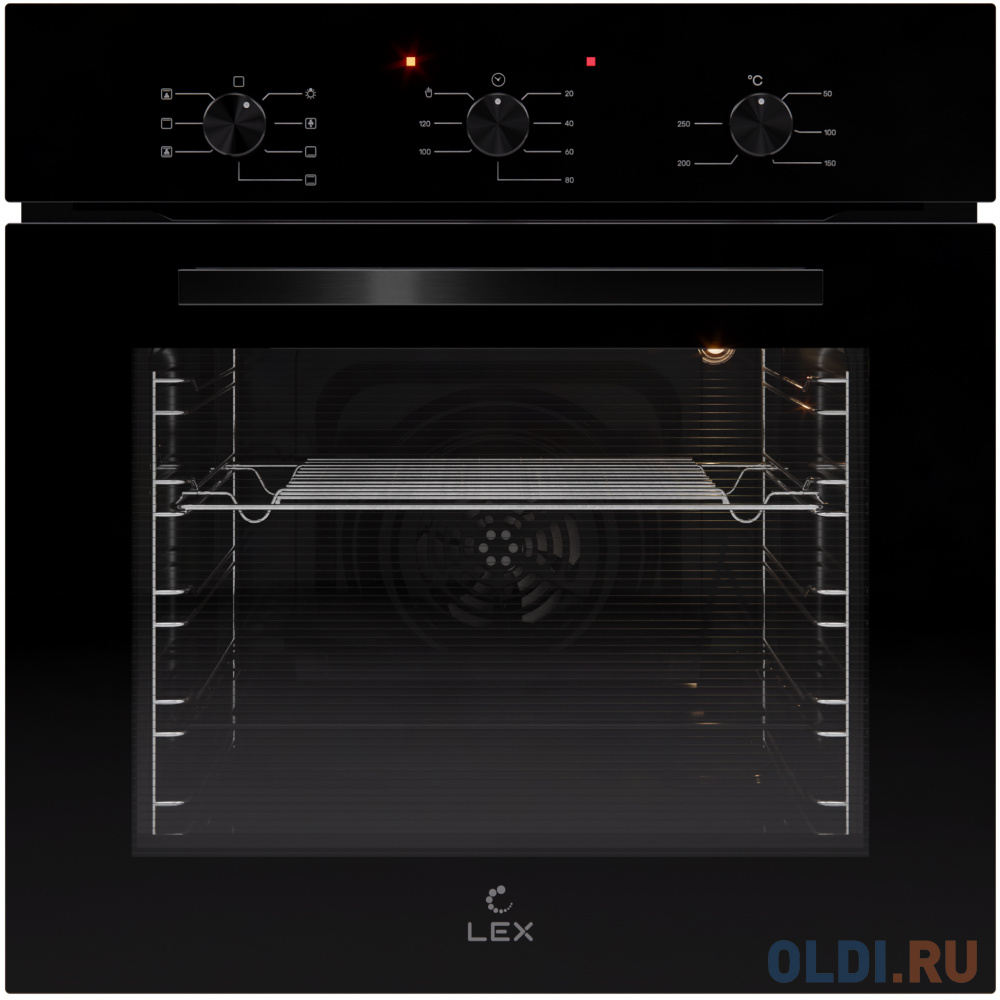 

Духовой шкаф Электрический Lex EDM 073 BBL черный