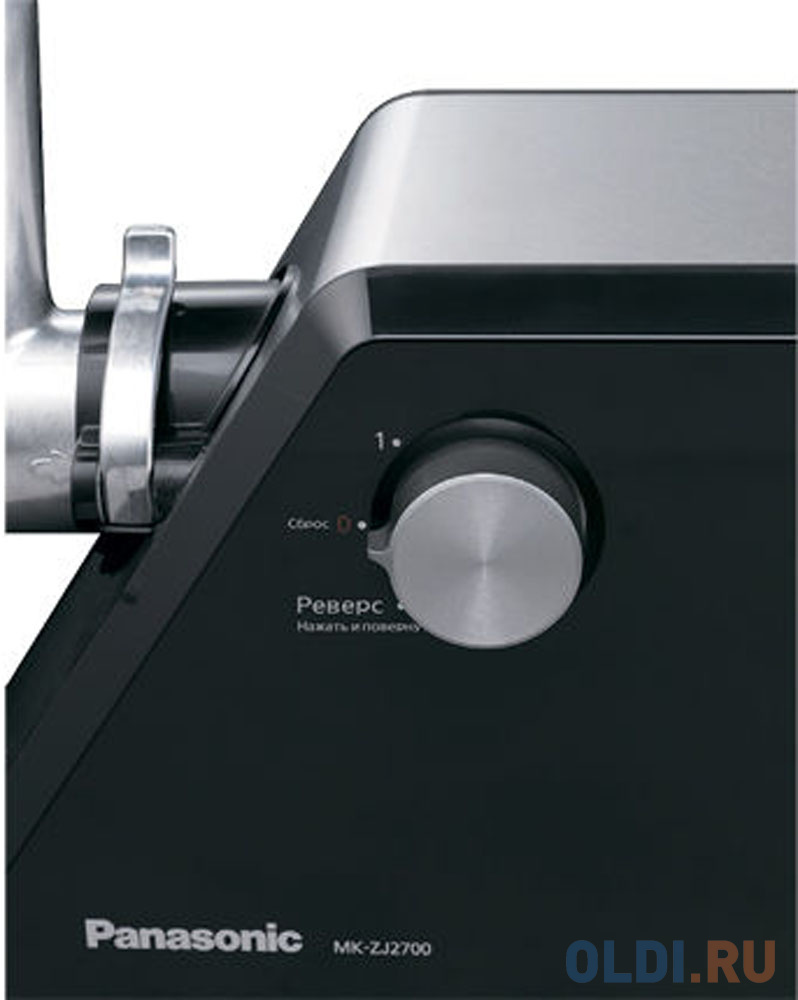 Мясорубка Panasonic MK-ZJ2700KTQ 2700 Вт чёрный серебристый - фото 3