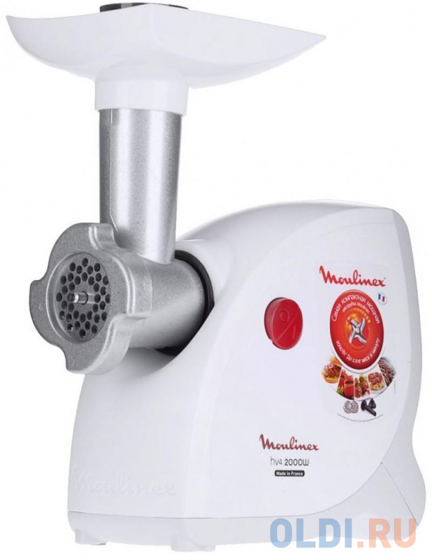 

Мясорубка Moulinex ME 442139 2000 Вт белый