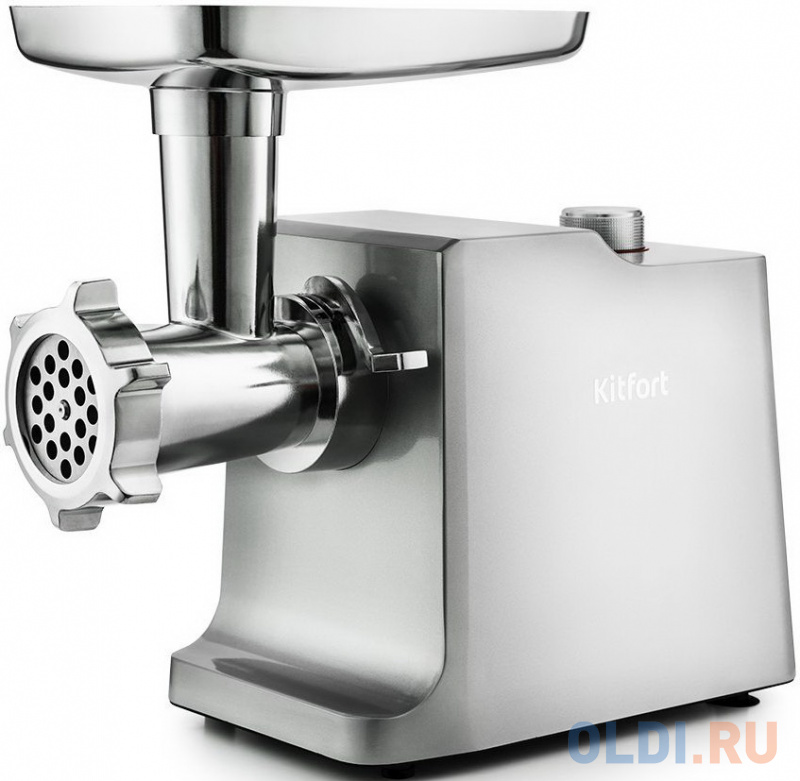 

Мясорубка Kitfort KT-2108 1800Вт серебристый