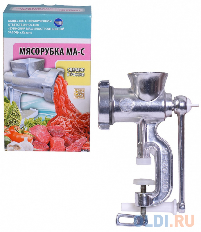 Мясорубка Казань МА-С 77.430.00 серебристый фото