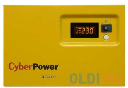 ИБП CyberPower CPS600E 600VA ибп powercom kin 600ap rm 600va 1u usb