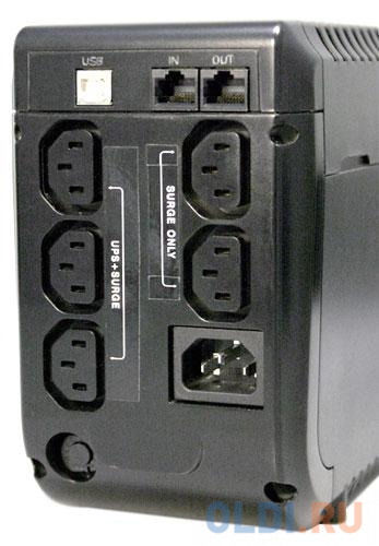 ИБП Powercom IMP-625AP Imperial 625VA/375W USB, AVR,RJ11,RJ45 (3+2 IEC)* - фото 2