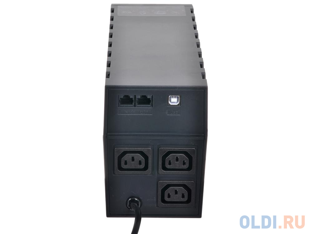 ИБП Powercom RPT-1000AP Raptor 1000VA/600W AVR,USB (3 IEC) - фото 2