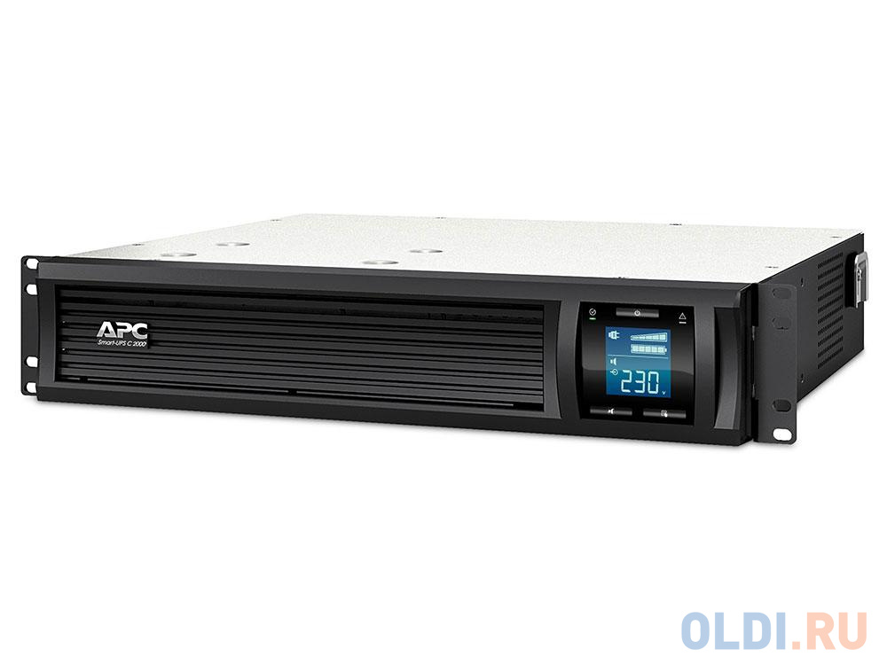 ИБП APC Smart-UPS SMC2000I-2U 2000VA черный - фото 4