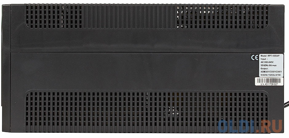 ИБП Powercom RPT-1025AP Raptor 1025VA/615W USB,AVR,RJ11,RJ45 (6 IEC) фото