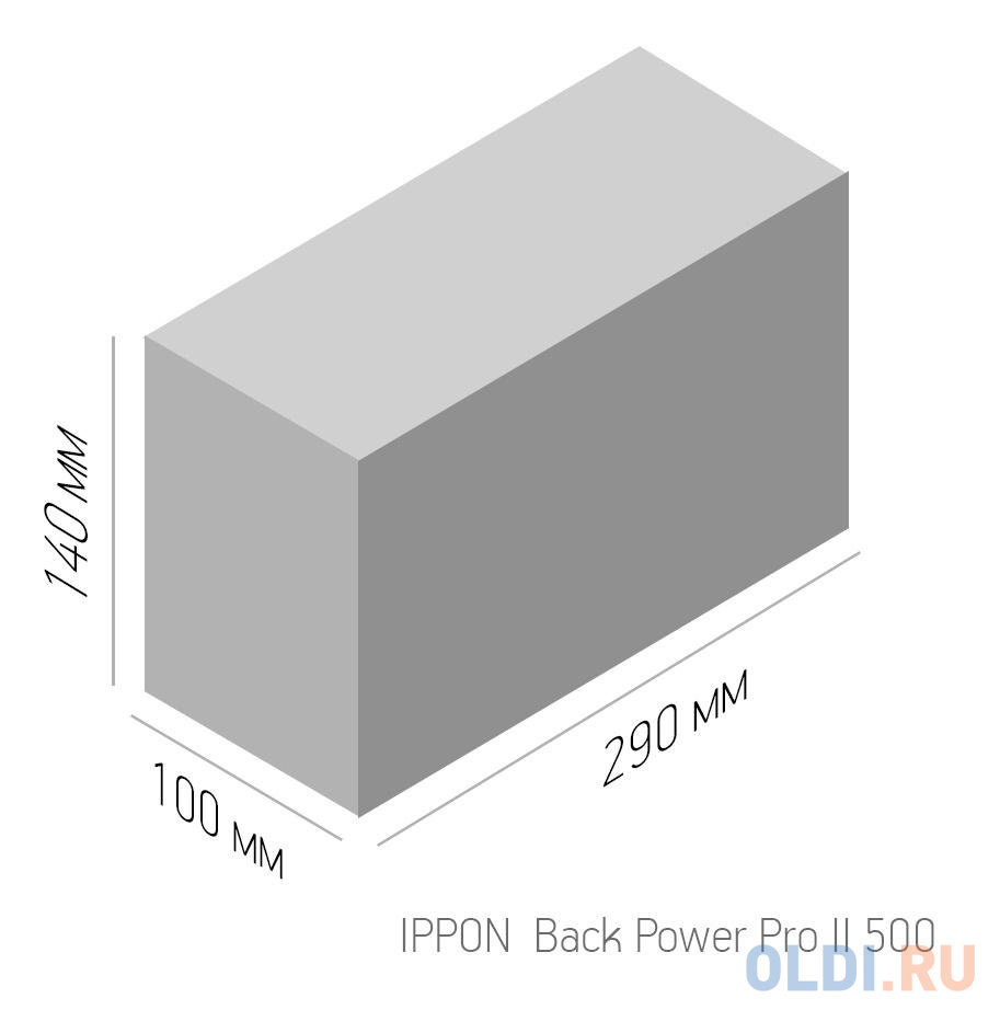 ИБП Ippon Back Power Pro II 500 500VA/300W LCD,RJ-45,USB (4 x IEC) 1030299 - фото 5