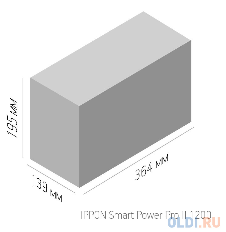 ИБП Ippon Smart Power Pro II 1200 1200VA/720W LCD,RS232,RJ-45,USB (4+2 IEC) 1005583 - фото 4