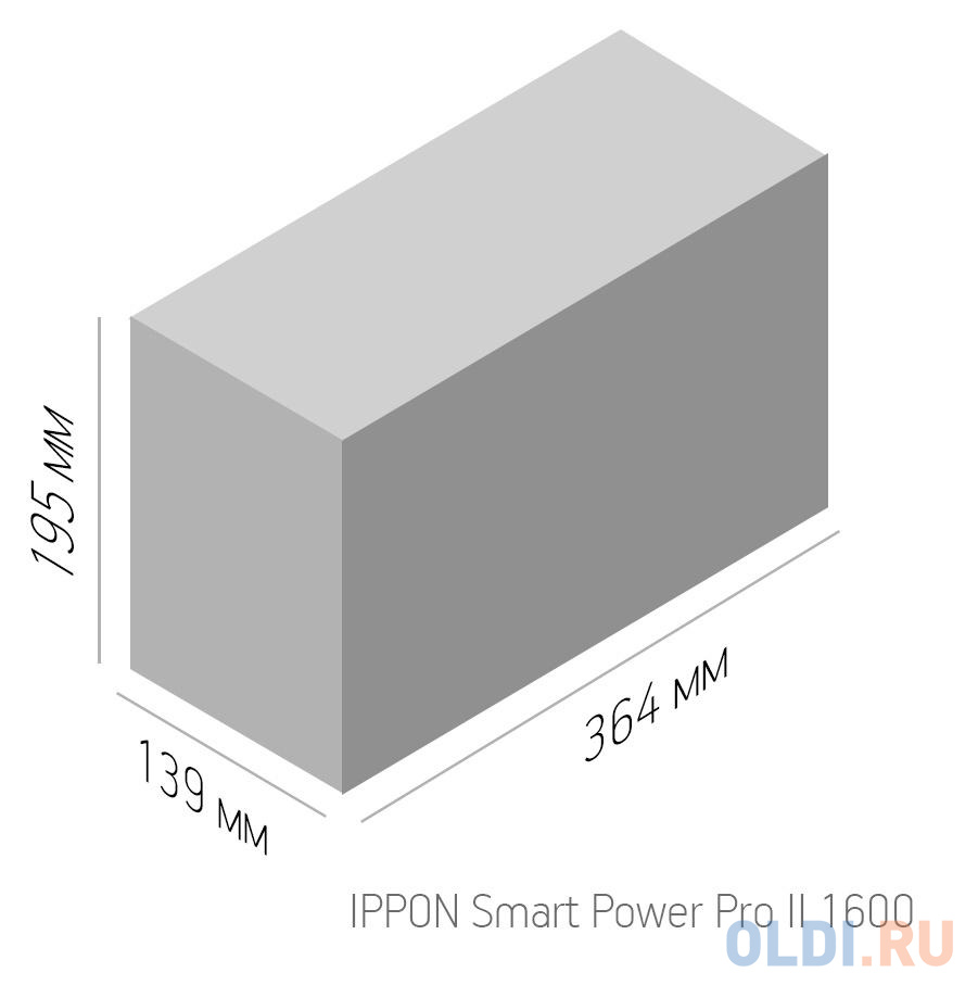 ИБП Ippon Smart Power Pro II 1600 1600VA/960W LCD,RS232,RJ-45,USB (4+2 IEC) 1005588 - фото 4