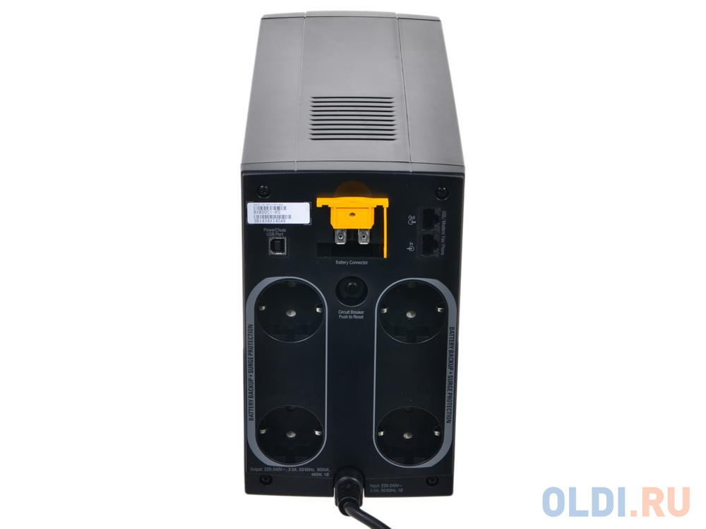 ИБП APC BX800CI-RS Back-UPS 800 VA/480W (4 EURO) - фото 2