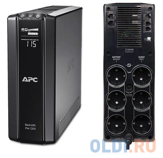 ИБП APC BR1200G-RS Back-UPS Pro 1200VA/720W - фото 2
