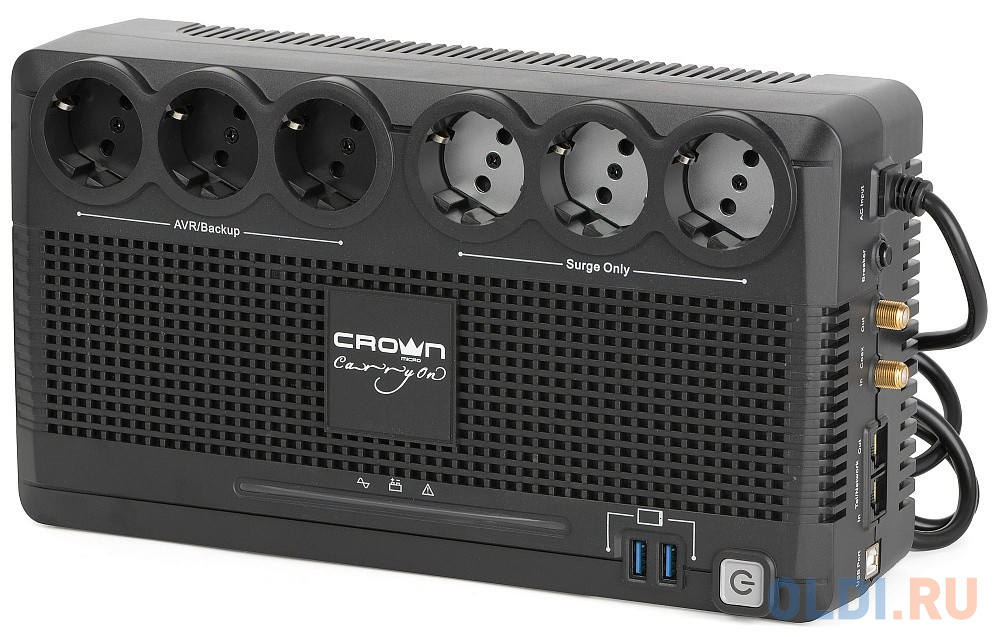 

ИБП Crown CMUS-185EURO SMART 850VA 6941141601319