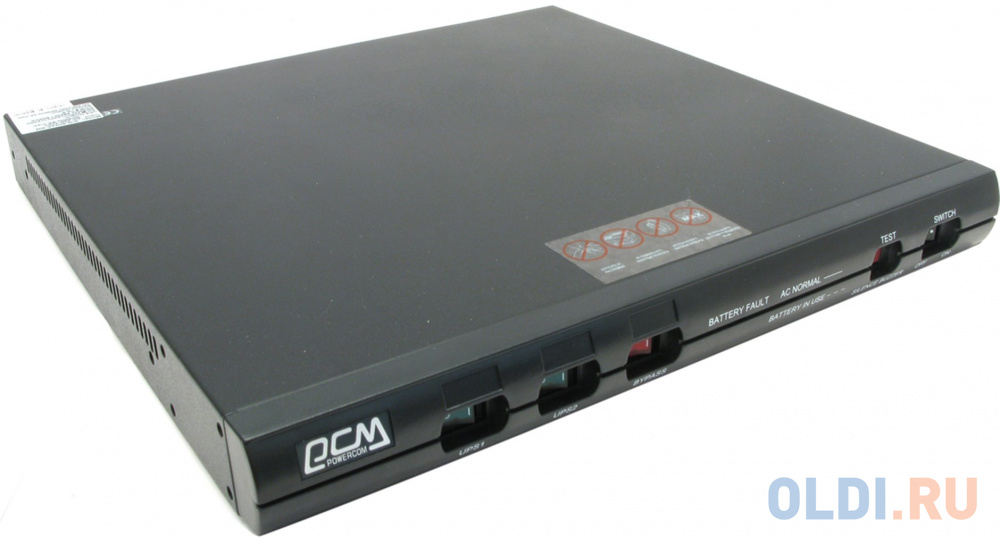 ИБП Powercom KIN-600AP RM 600VA 1U USB ибп powercom rpt 600ap raptor 600va 360w avr usb 3 iec