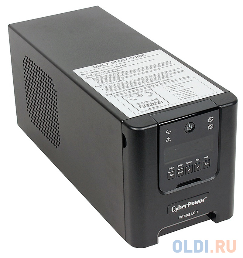 ИБП CyberPower PR750ELCD 750VA/675W USB/RS-232/EPO/SNMPslot/RJ11/45 (6 IEC) - фото 4